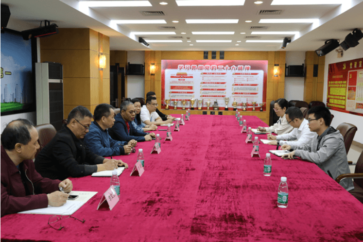 暖企行動——區住建局鐘俊副局長帶隊走訪我司